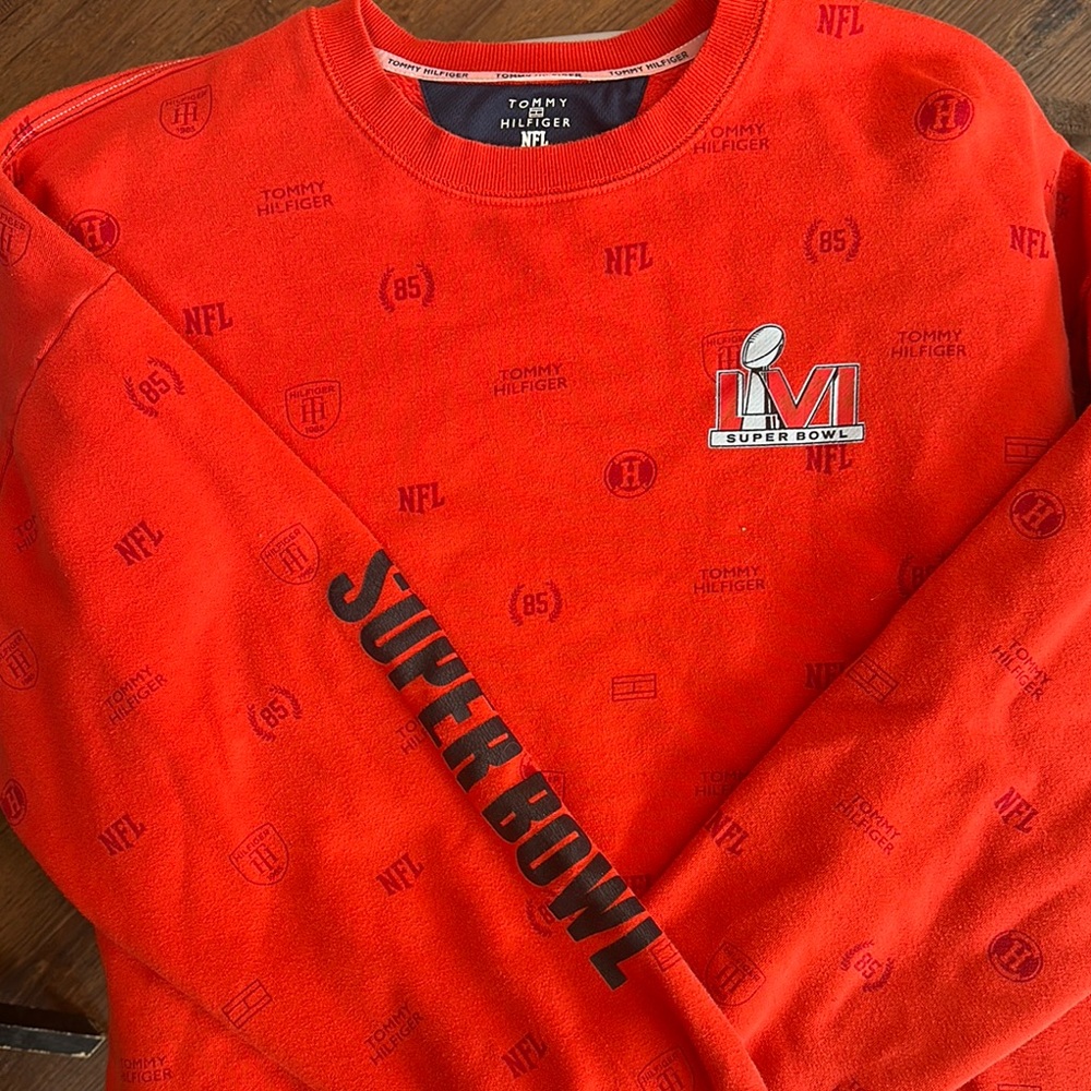 Tommy Hilfiger Red Super Bowl Men's Sweater